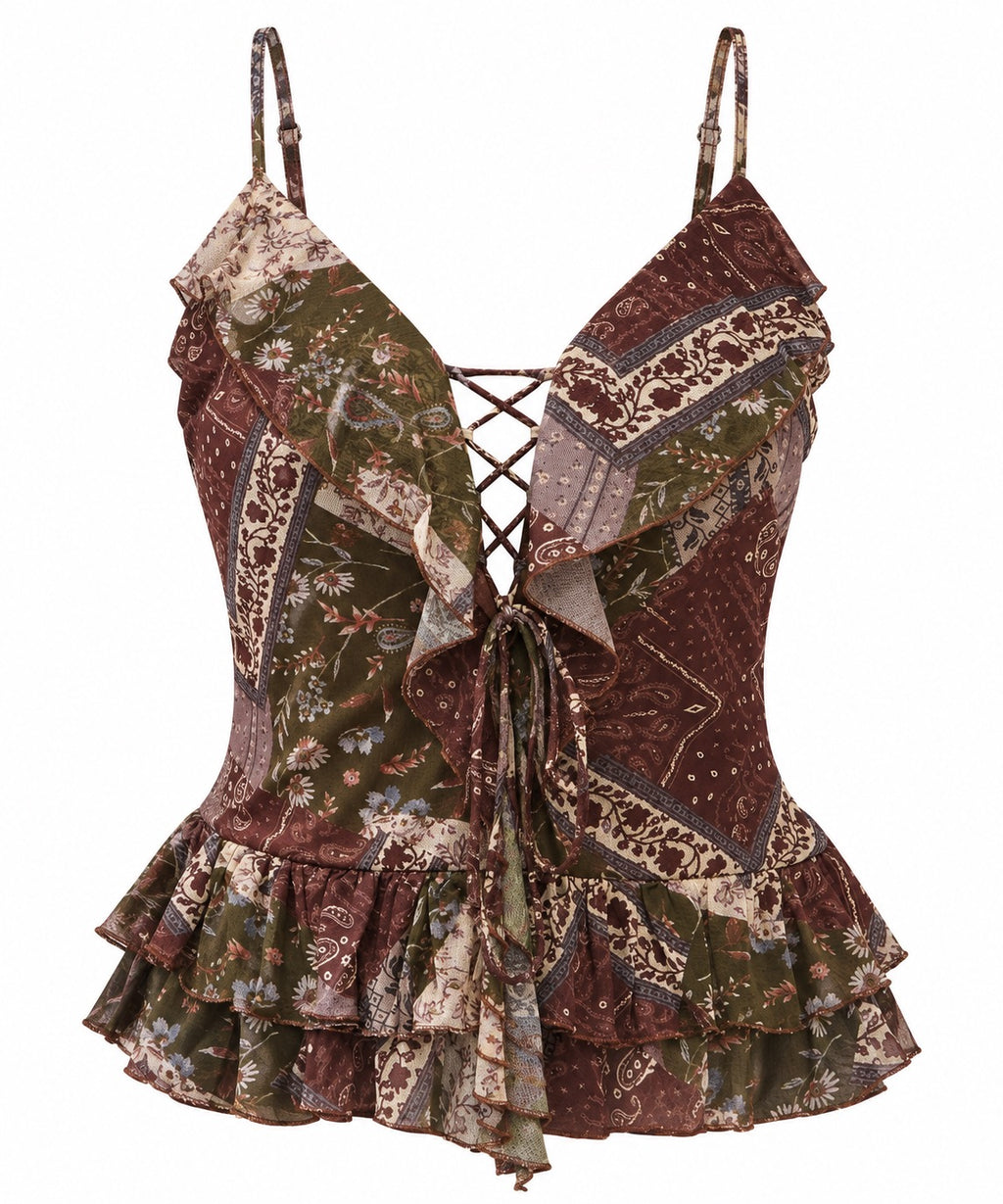 Alpine Paisley Top