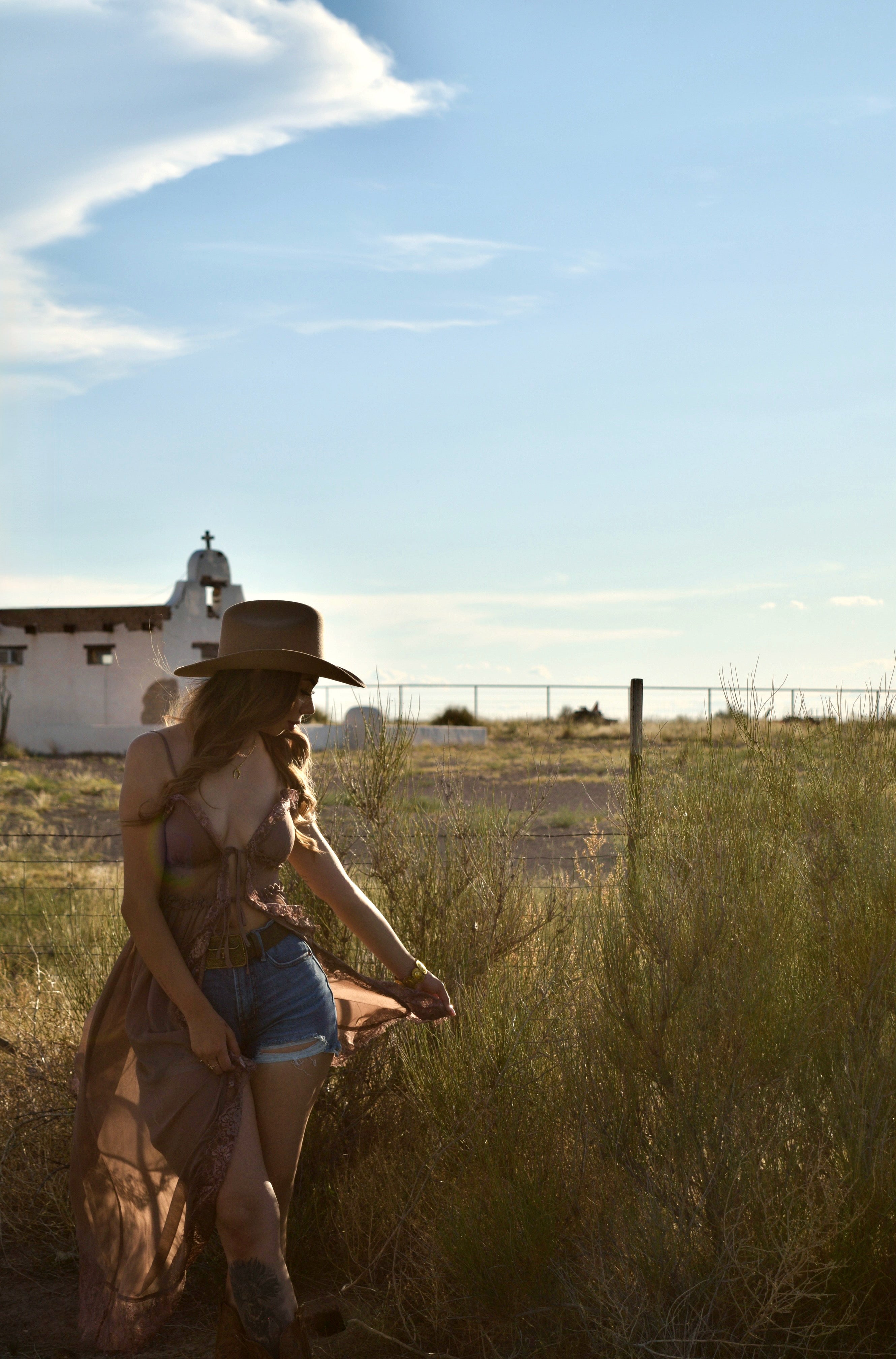 Marfa Lace Duster